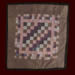 Ohio Amish Pieced (Postage Stamps) Doll Quilt - RARE